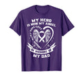 Lung Cancer Awareness Shirts Dad My T-Shirt - Graphic Print for Adults - T-Shirt, Sweatshirt, Hoodie