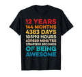 12Th Birthday 12 Years Being T-Shirt - Fun Novelty Design for Adults - T-Shirt, Sweatshirt, Hoodie