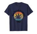 Worlds Dopest Dad Sunset Weed Leaf T-Shirt - Fun Novelty Design Unisex - T-Shirt, Sweatshirt, Hoodie