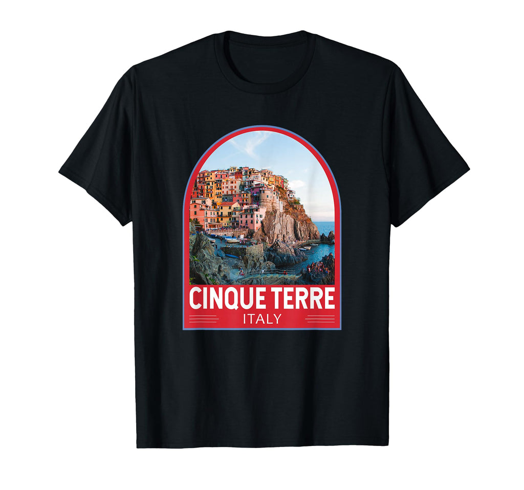 Cinque Terre Italy Emblem T-Shirt - Graphic Print for Adults - T-Shirt, Sweatshirt, Hoodie