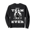 Football Papa Best Team Ever 2 Sons Sweatshirt - Trendy Graphic Unisex - T-Shirt, Sweatshirt, Hoodie