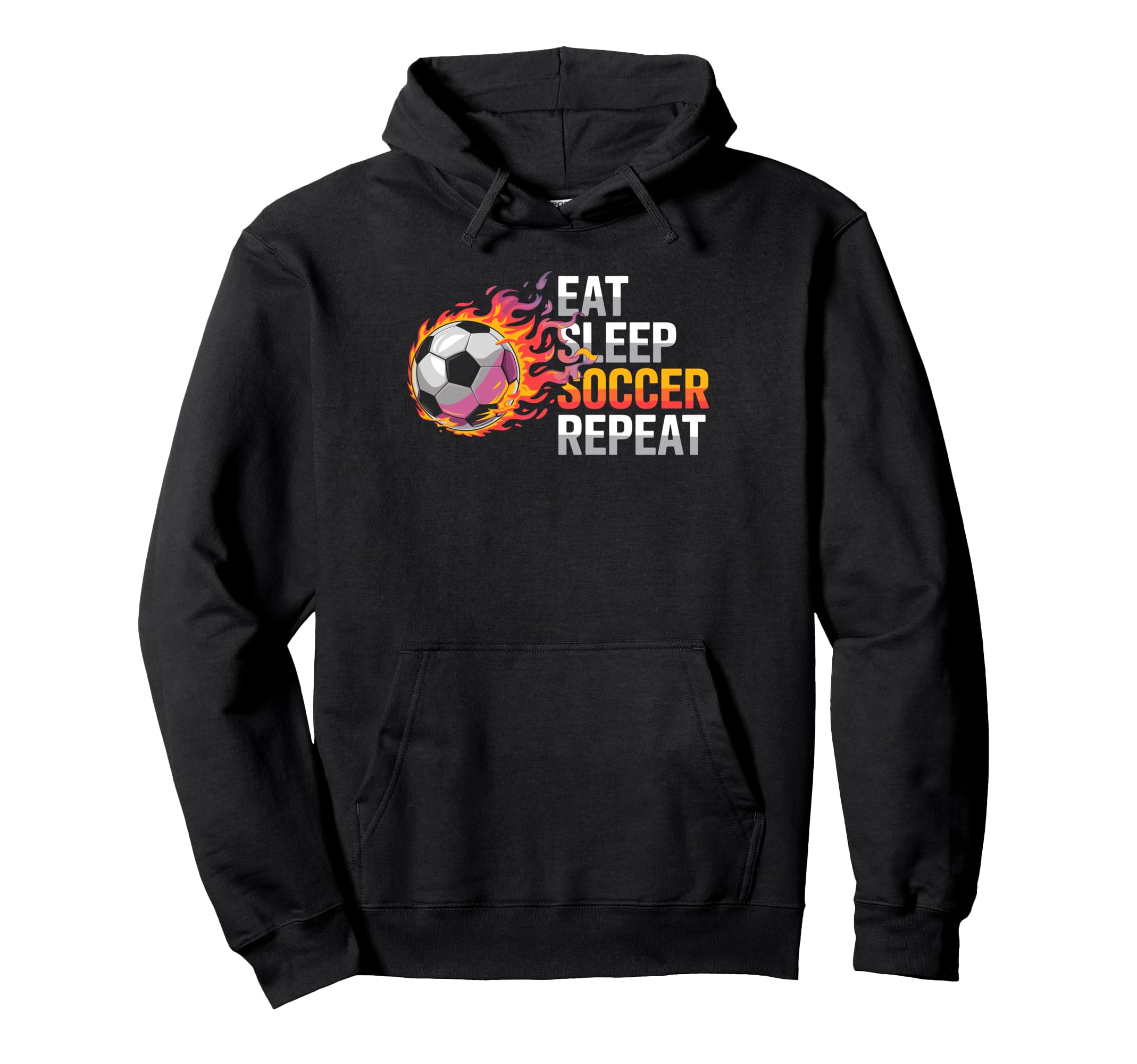 Eat Sleep Soccer Repet Goalie Player Hoodie - Streetwear Style Men Women - T-Shirt, Sweatshirt, Hoodie