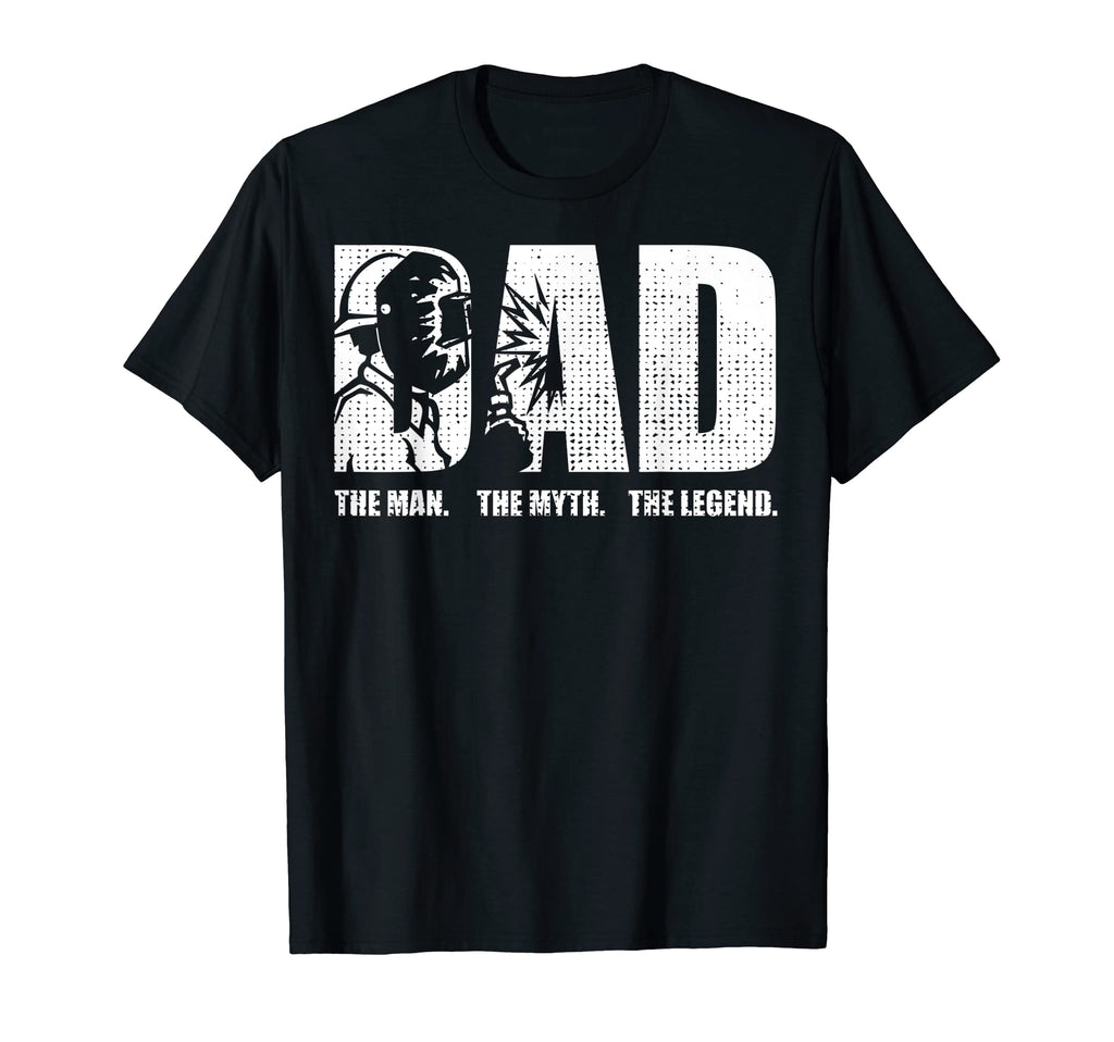 Welder Funny Welding Dad Myth Legend T-Shirt - Graphic Print Unisex - T-Shirt, Sweatshirt, Hoodie