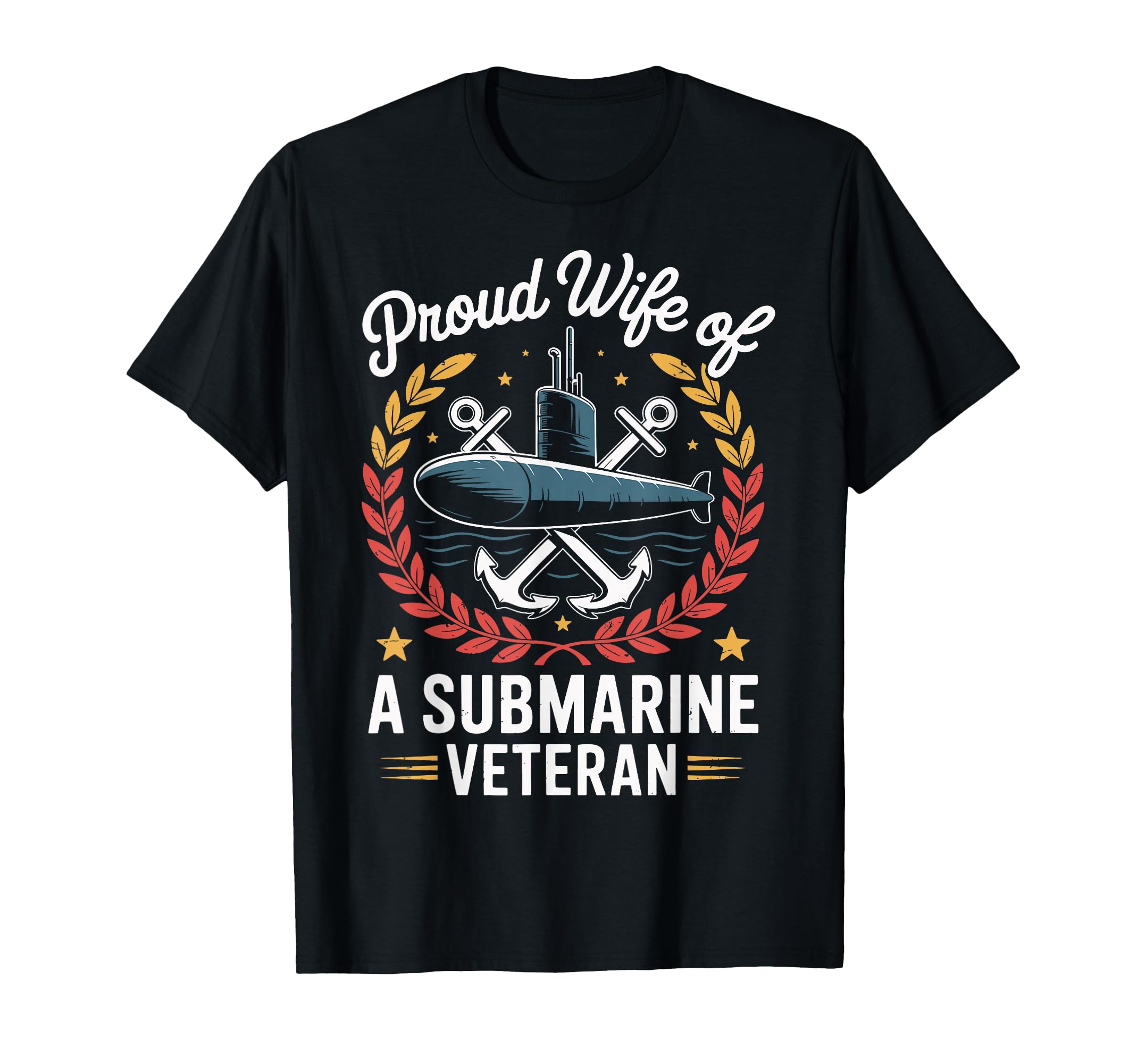Submarine Veteran Military Retired Hoodie - Minimalist Print for Adults - T-Shirt, Sweatshirt, Hoodie