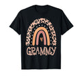 Womens Grammy Life Leopard Rainbow T-Shirt - Unique Graphic for Adults - T-Shirt, Sweatshirt, Hoodie
