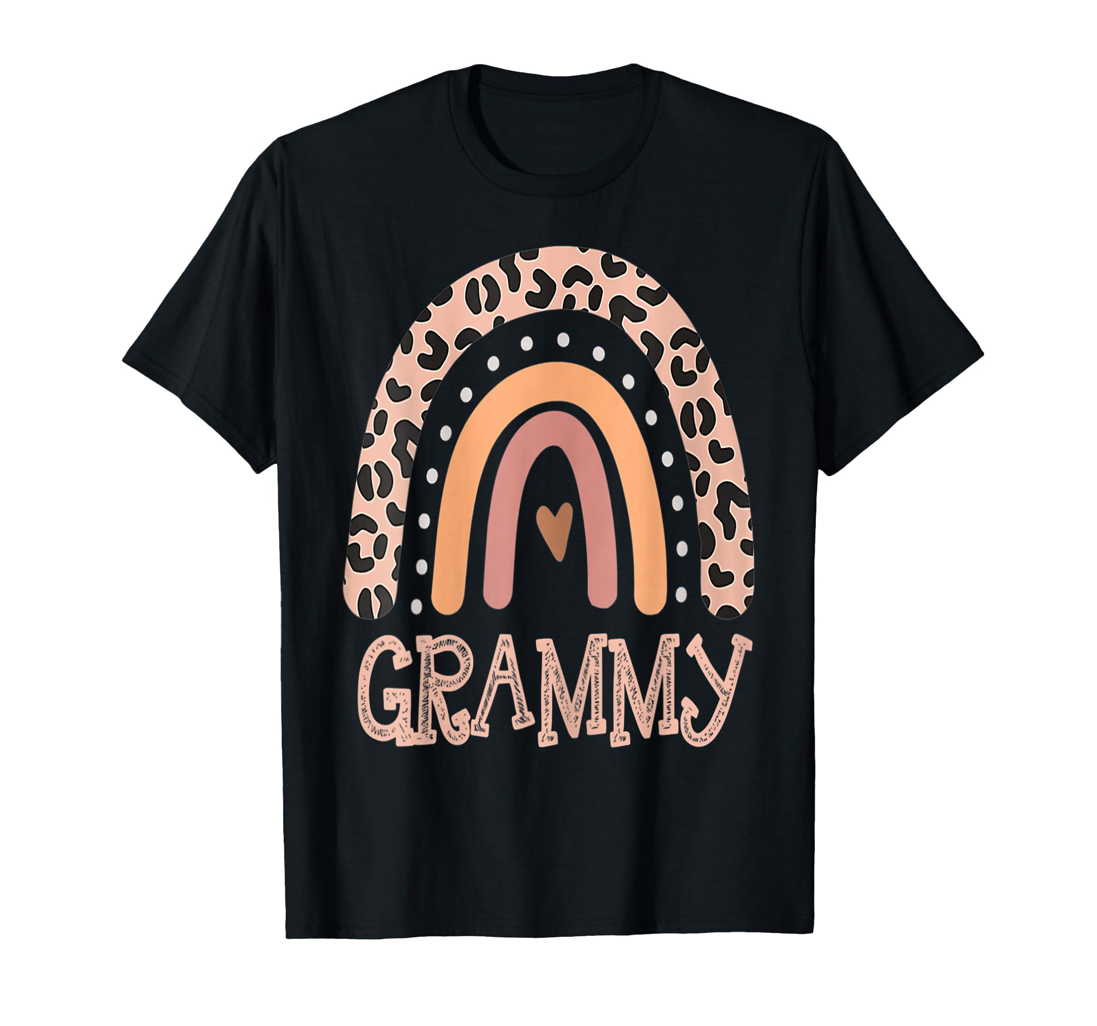 Womens Grammy Life Leopard Rainbow T-Shirt - Unique Graphic for Adults - T-Shirt, Sweatshirt, Hoodie