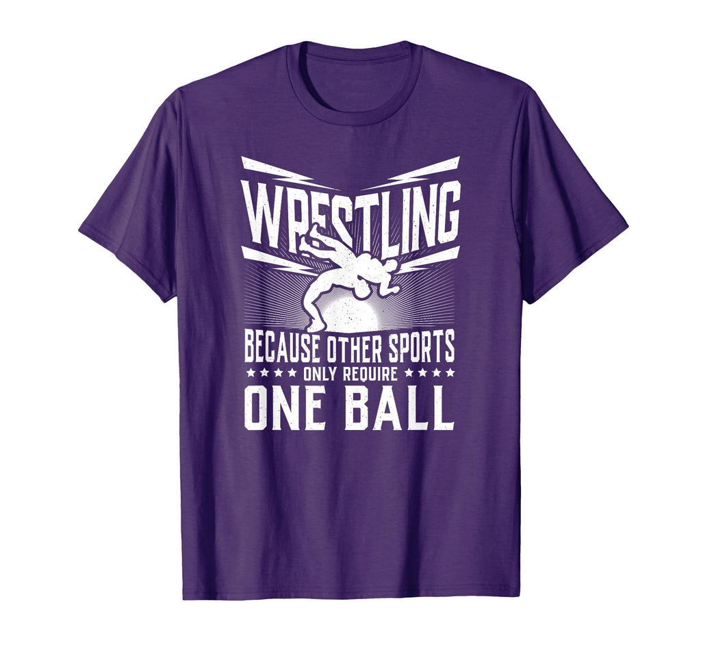 Wrestling Because Other Sports Only T-Shirt - Unique Graphic Men Women - T-Shirt, Sweatshirt, Hoodie