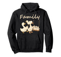 Goose Family Couple Mom Dad Children Fun Hoodie - Trendy Graphic for Adults - T-Shirt, Sweatshirt, Hoodie
