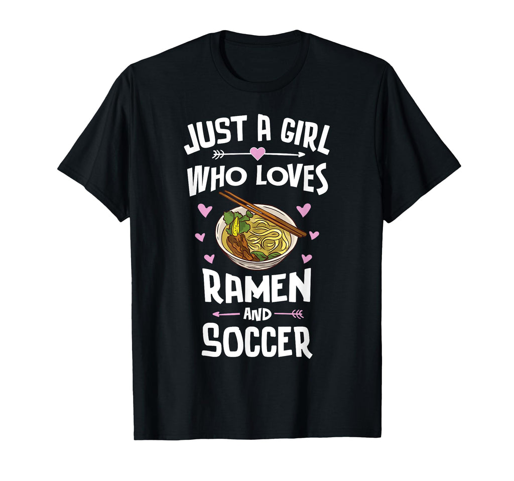 Ramen And Soccer Anime Gift Teen T-Shirt - Aesthetic Graphic Unisex - T-Shirt, Sweatshirt, Hoodie