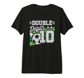 10Th Birthday Double Digits 10 Year T-Shirt - Custom Art Print for Adults - T-Shirt, Sweatshirt, Hoodie