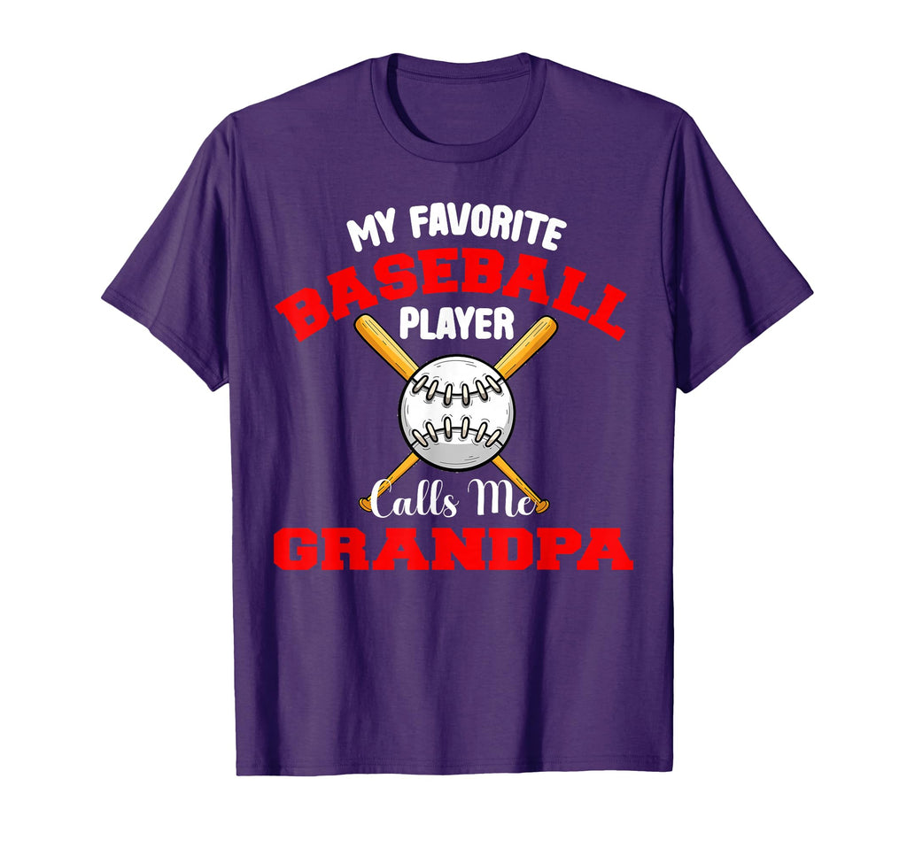 My Favorite Baseball Player Calls T-Shirt - Fun Novelty Design Men Women - T-Shirt, Sweatshirt, Hoodie