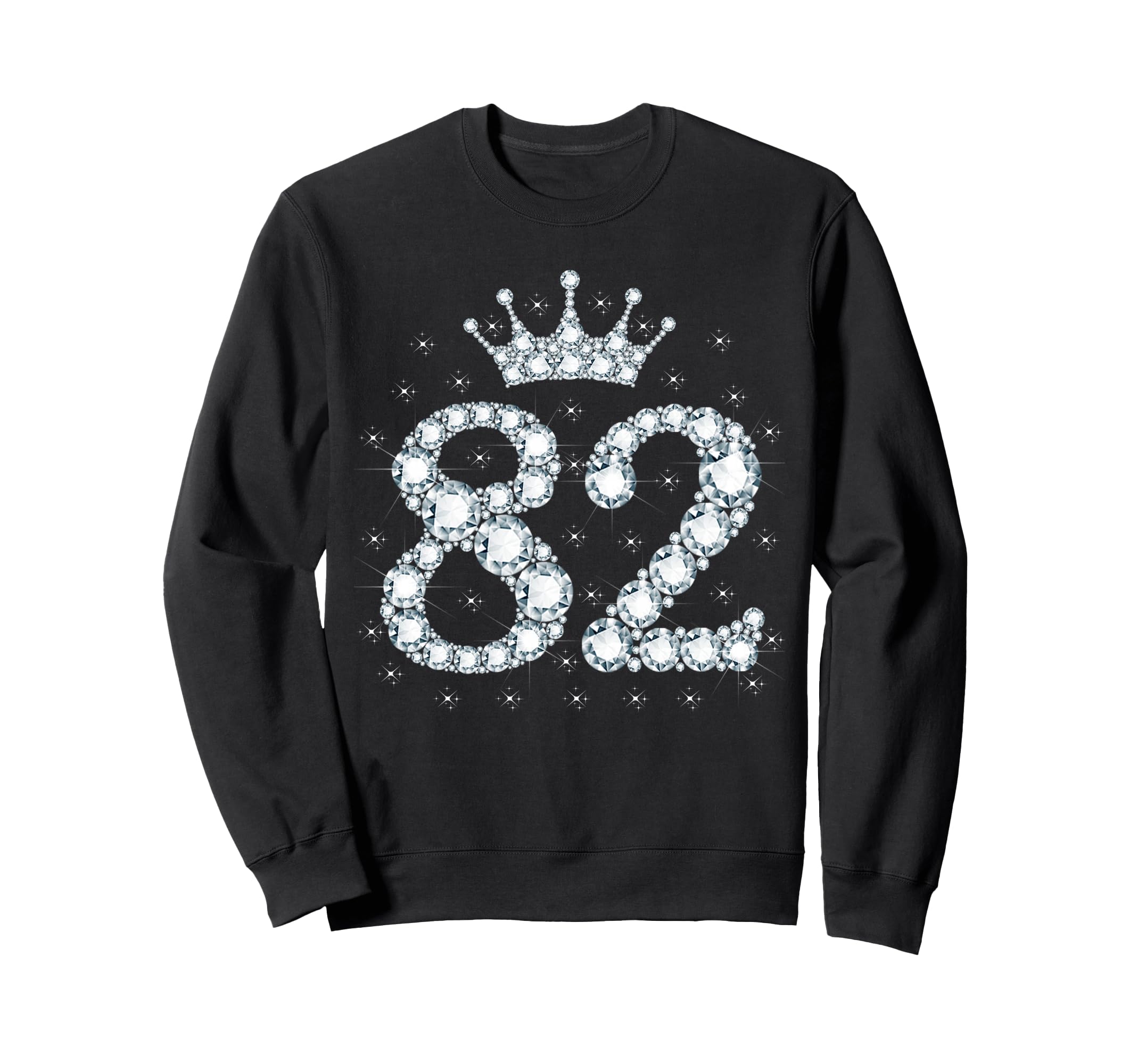 82 Crown 82 Years Old Happy 82Nd Sweatshirt - Streetwear Style for Adults - T-Shirt, Sweatshirt, Hoodie