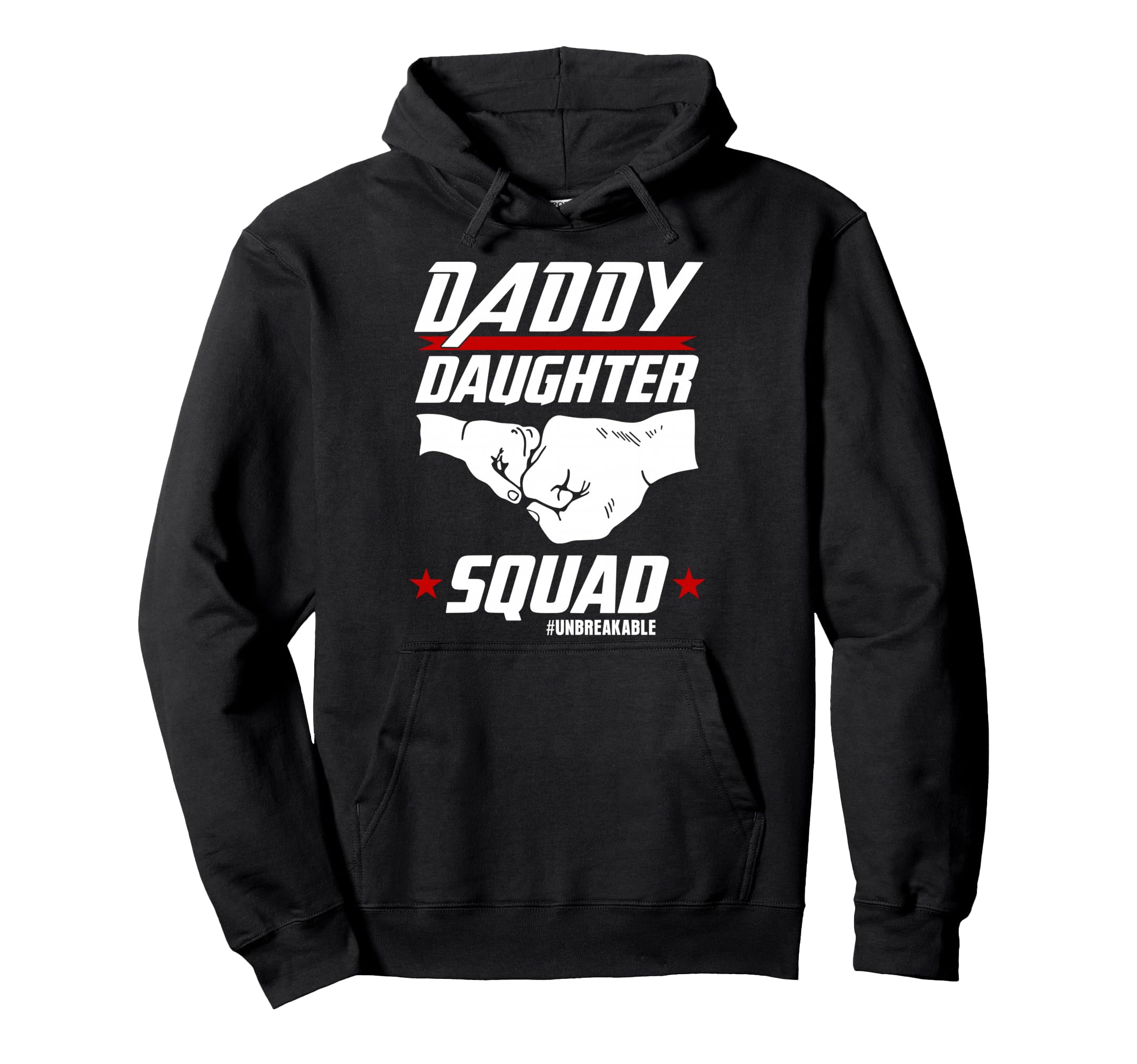 Daddy Daughter Squad Fathers Day Hoodie - Graphic Print for Adults - T-Shirt, Sweatshirt, Hoodie
