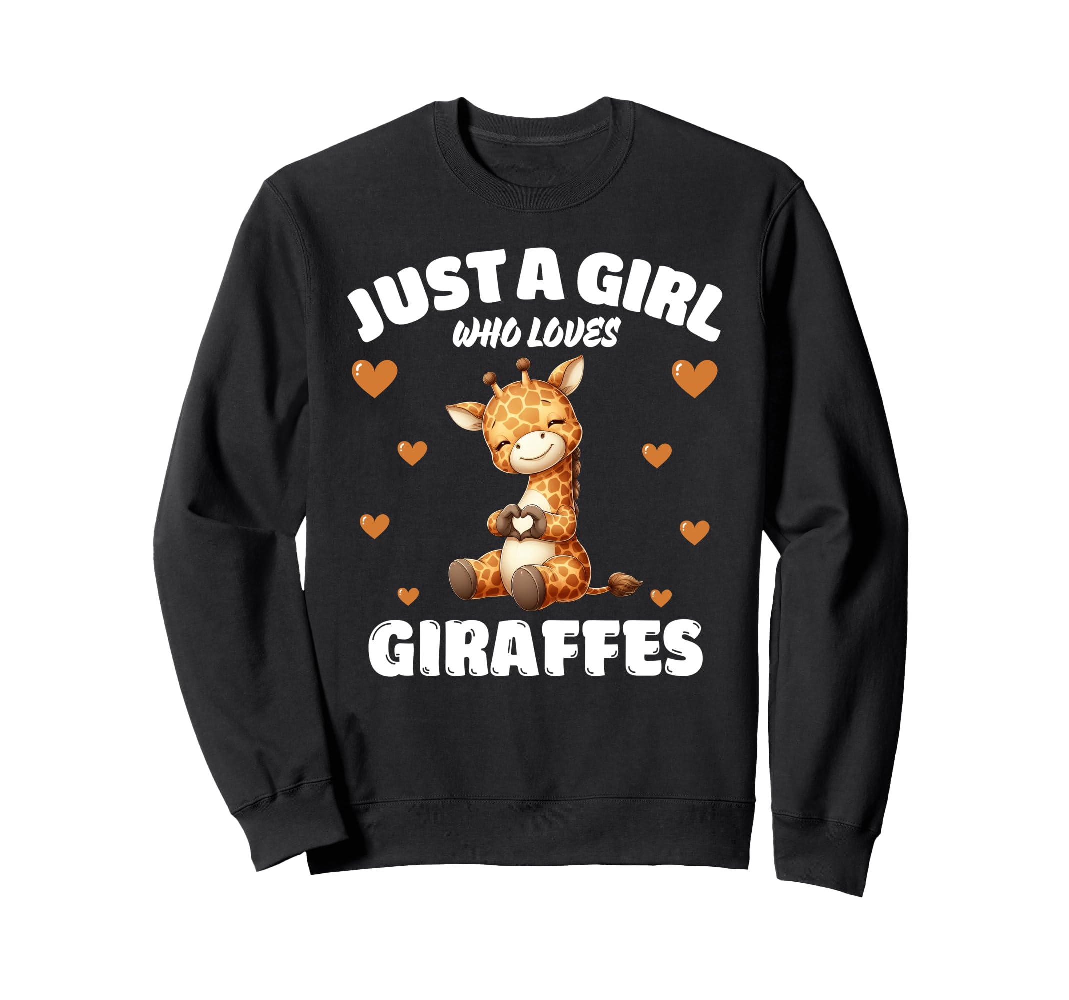 Just Who Loves Giraffes Giraffe Sweatshirt - Aesthetic Graphic Unisex - T-Shirt, Sweatshirt, Hoodie