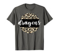Leopard Dragons Team Mascot School T-Shirt - Custom Art Print Unisex - T-Shirt, Sweatshirt, Hoodie