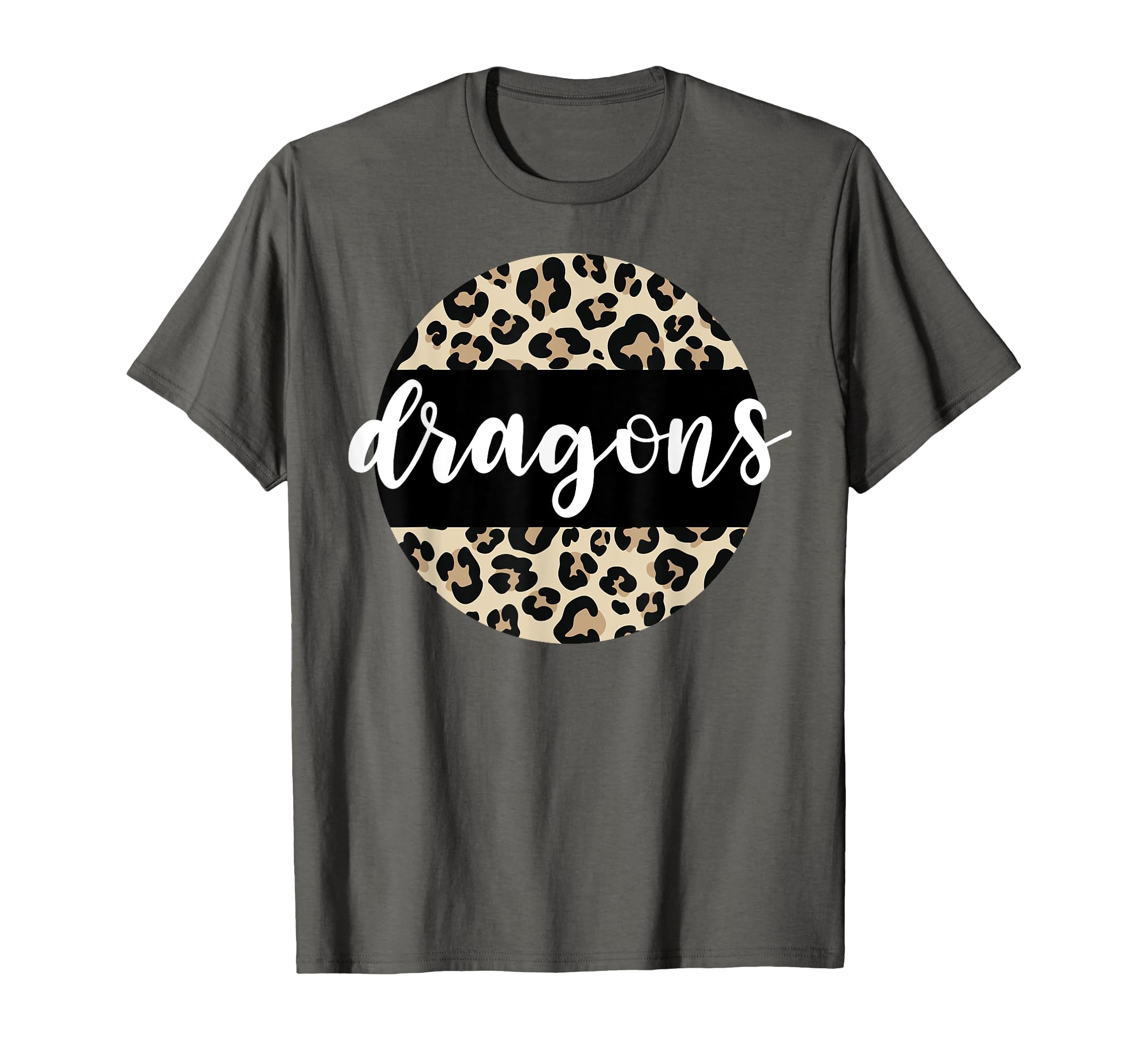 Leopard Dragons Team Mascot School T-Shirt - Custom Art Print Unisex - T-Shirt, Sweatshirt, Hoodie