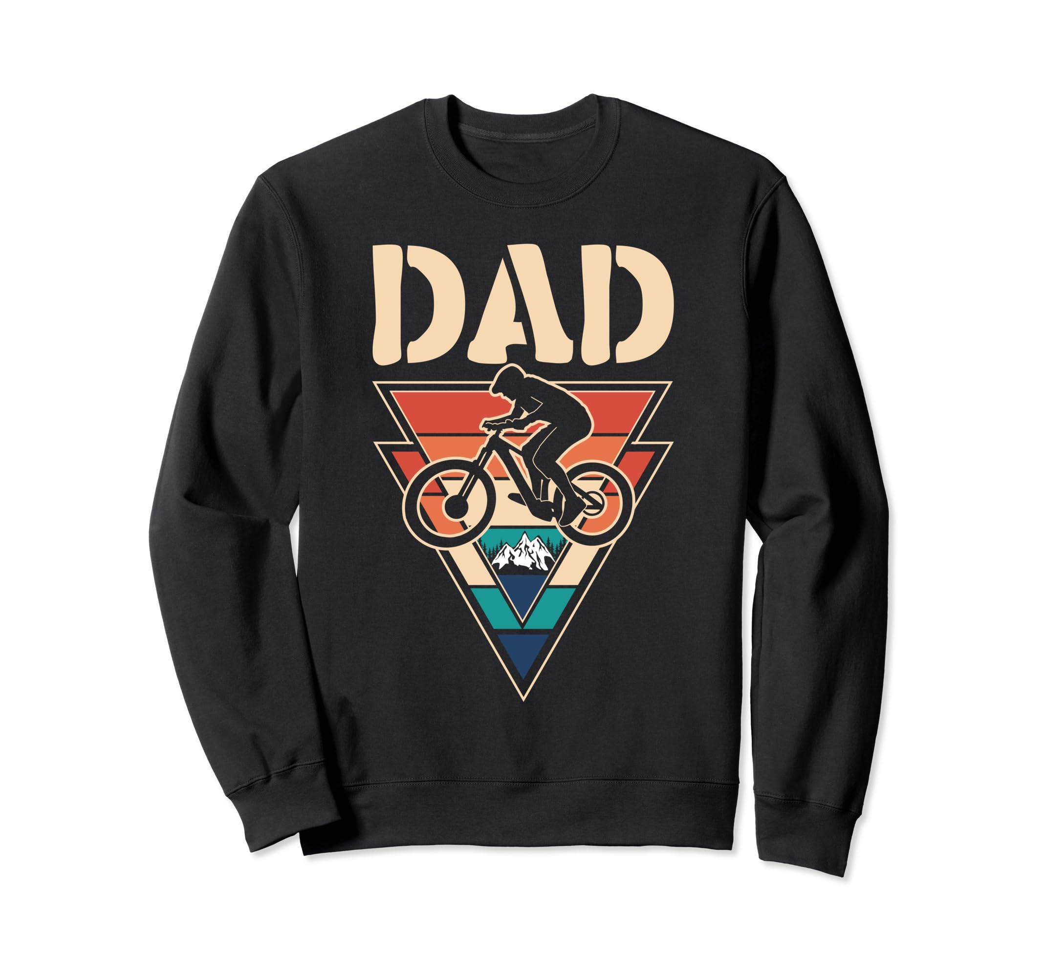 Dad Papa Bicycle Cycling Cyclist Sweatshirt - Trendy Graphic for Adults - T-Shirt, Sweatshirt, Hoodie