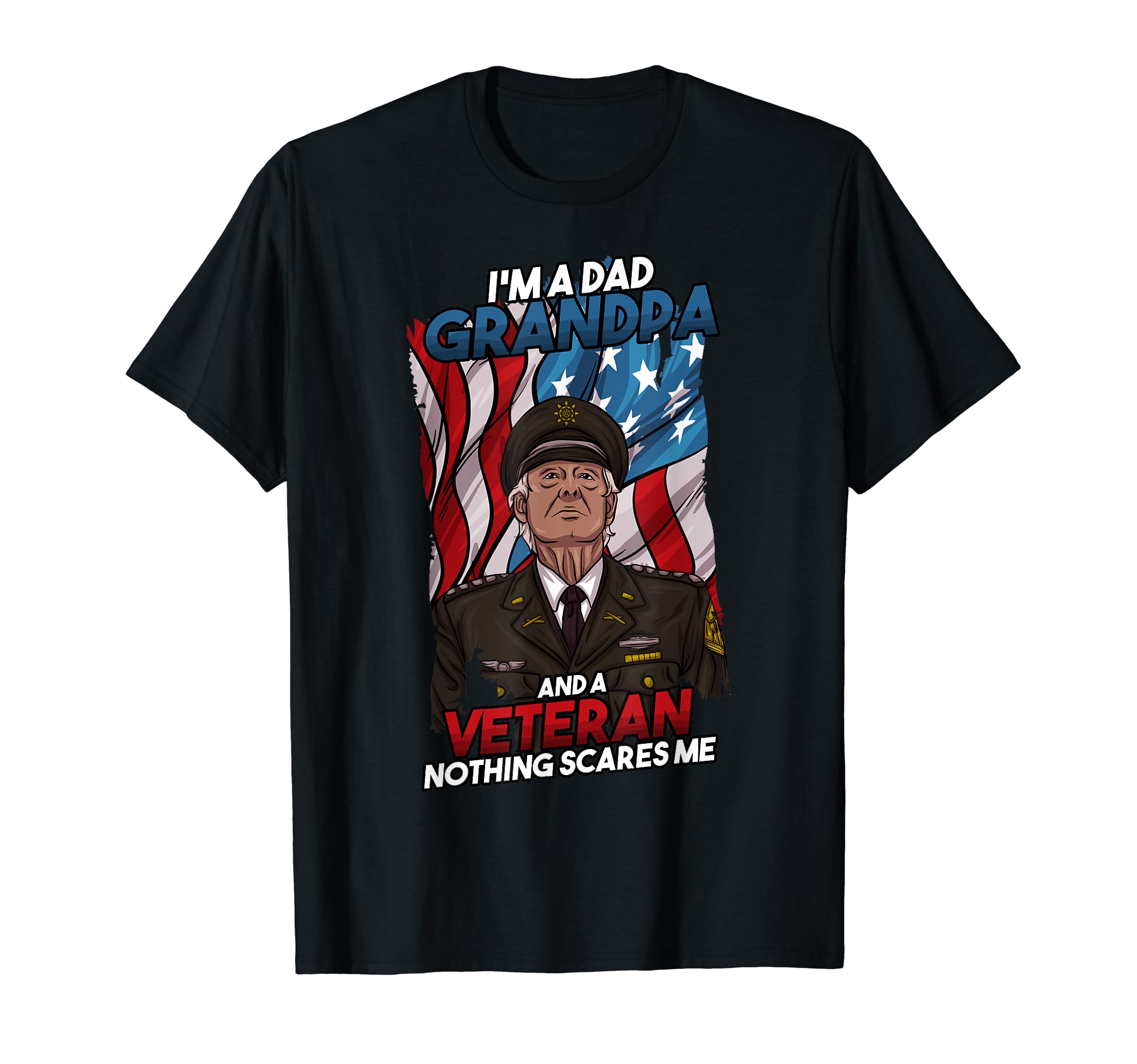 Dad Usa American Military Honor T-Shirt - Custom Art Print for Adults - T-Shirt, Sweatshirt, Hoodie