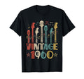 1960 Guitar Lover 1960 Birthday T-Shirt - Graphic Print for Adults - T-Shirt, Sweatshirt, Hoodie