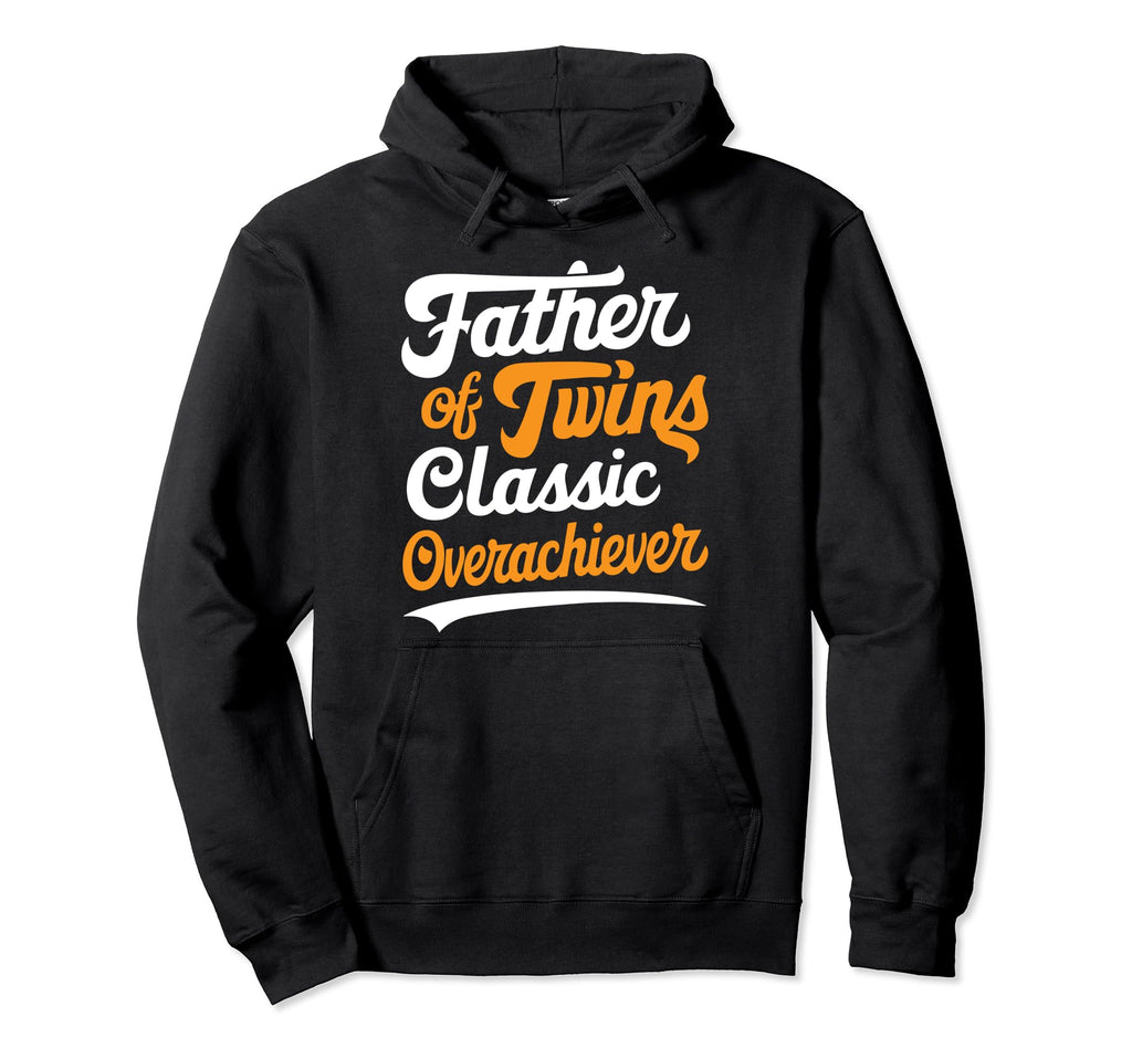 Twin Dad Novelty Funny Daddy Fathers Day Hoodie - Unique Graphic for Adults - T-Shirt, Sweatshirt, Hoodie