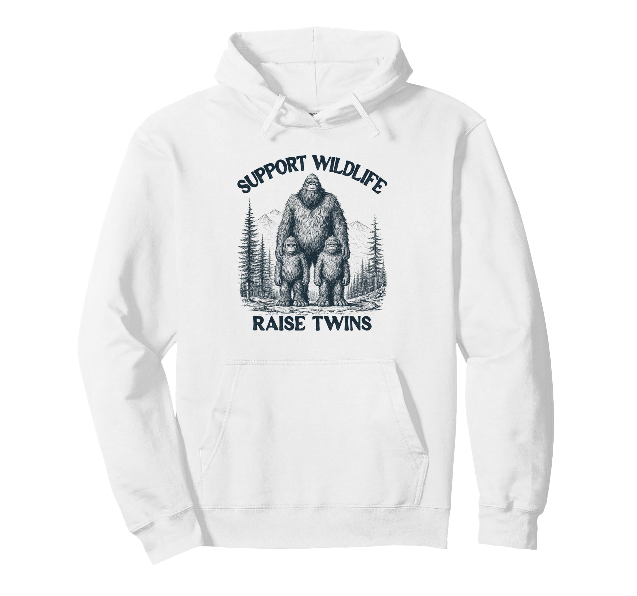 Twin Parent Mom Dad Twins Support Hoodie - Minimalist Print for Adults - T-Shirt, Sweatshirt, Hoodie