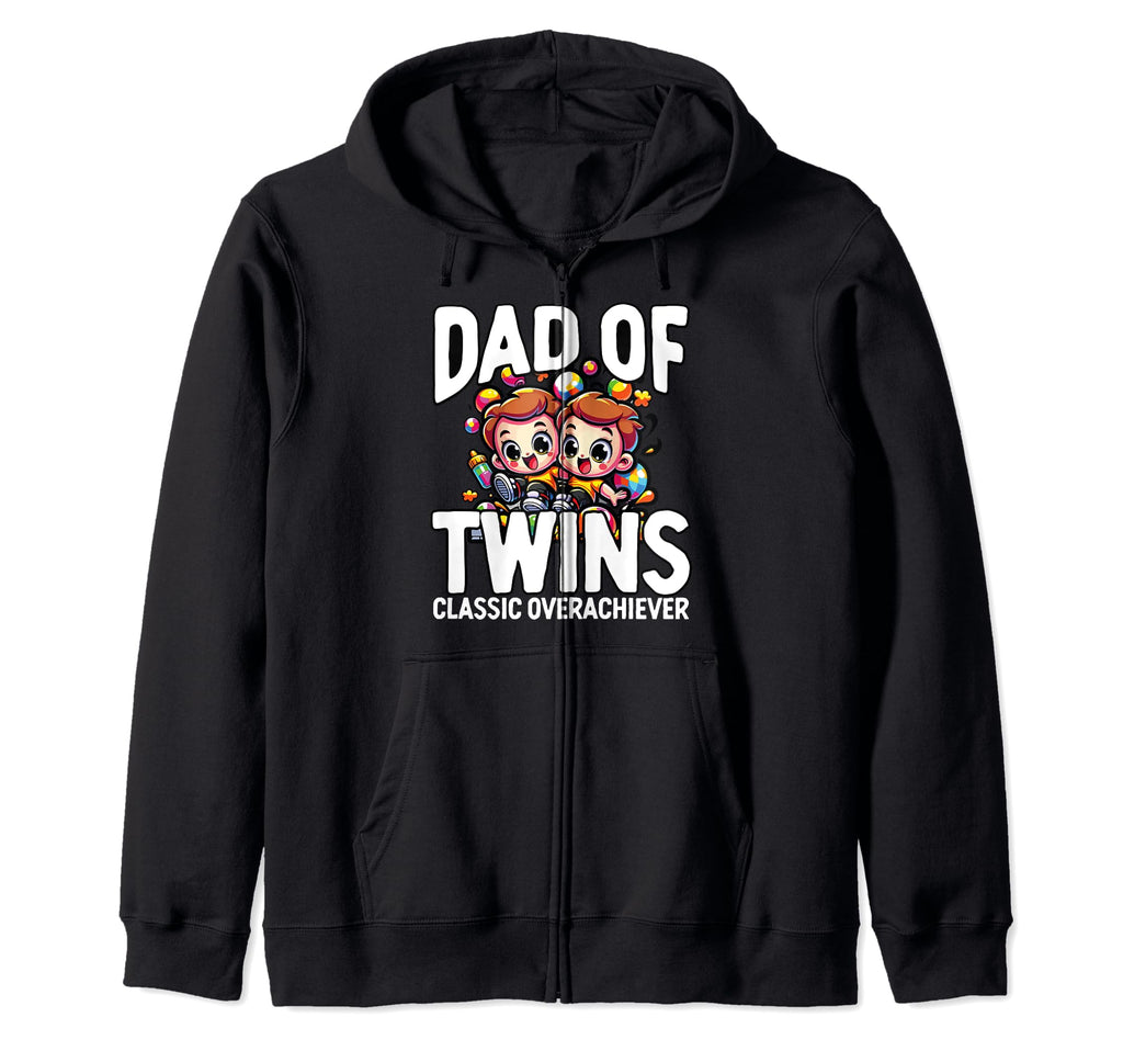 Fathers Day Twins Twin Father Twin Dad Sweatshirt - Trendy Graphic Unisex - T-Shirt, Sweatshirt, Hoodie