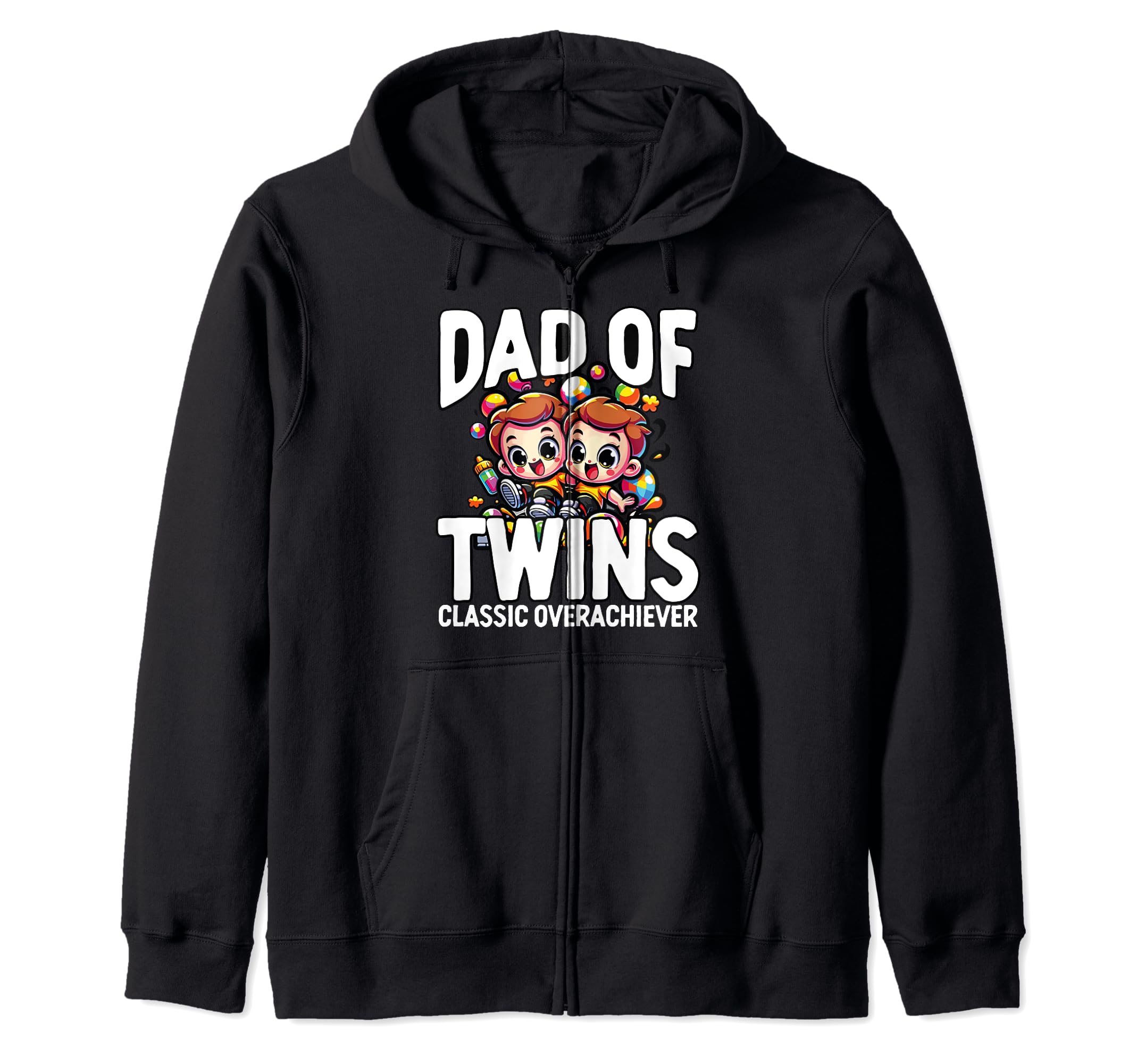 Fathers Day Twins Twin Father Twin Dad Sweatshirt - Trendy Graphic Unisex - T-Shirt, Sweatshirt, Hoodie
