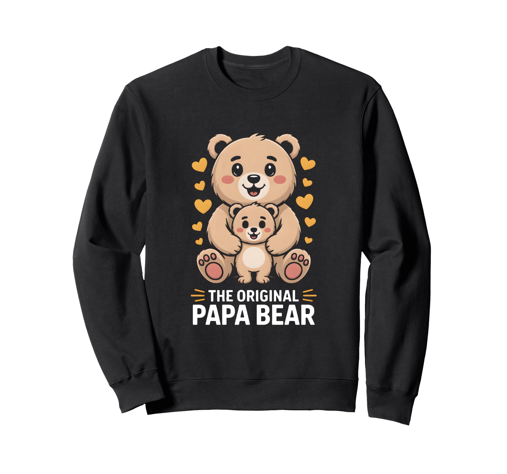 Original Papa Bear Family Sweatshirt - Unique Graphic Men Women - T-Shirt, Sweatshirt, Hoodie