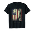 Usa American Flag Ice Hockey Dad T-Shirt - Fun Novelty Design Unisex - T-Shirt, Sweatshirt, Hoodie