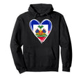 Proud To Be Haitian Mom Dad Haiti Flag Hoodie - Fun Novelty Design Unisex - T-Shirt, Sweatshirt, Hoodie