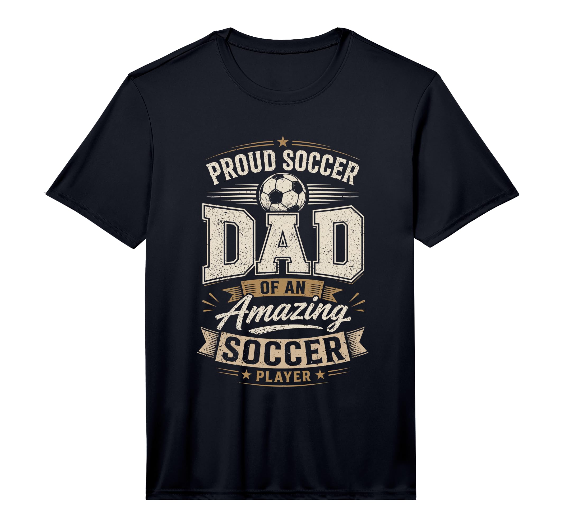 Mens Proud Soccer Dad Amazing Soccer T-Shirt - Custom Art Print Unisex - T-Shirt, Sweatshirt, Hoodie