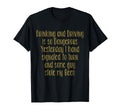 Drinking And Driving Dangerous T-Shirt - Casual Everyday Wear for Adults - T-Shirt, Sweatshirt, Hoodie