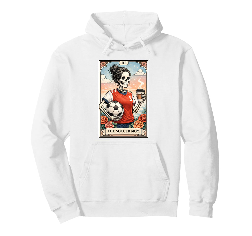 Soccer Mom Soccer Mama Game Day Vibes Hoodie - Custom Art Print Unisex - T-Shirt, Sweatshirt, Hoodie
