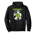 9 Year Old Birthday Soccer Themed 9Thb Hoodie - Streetwear Style Men Women - T-Shirt, Sweatshirt, Hoodie