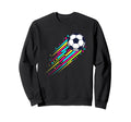 Soccer Ball Streak Sports Football Sweatshirt - Custom Art Print Men Women - T-Shirt, Sweatshirt, Hoodie