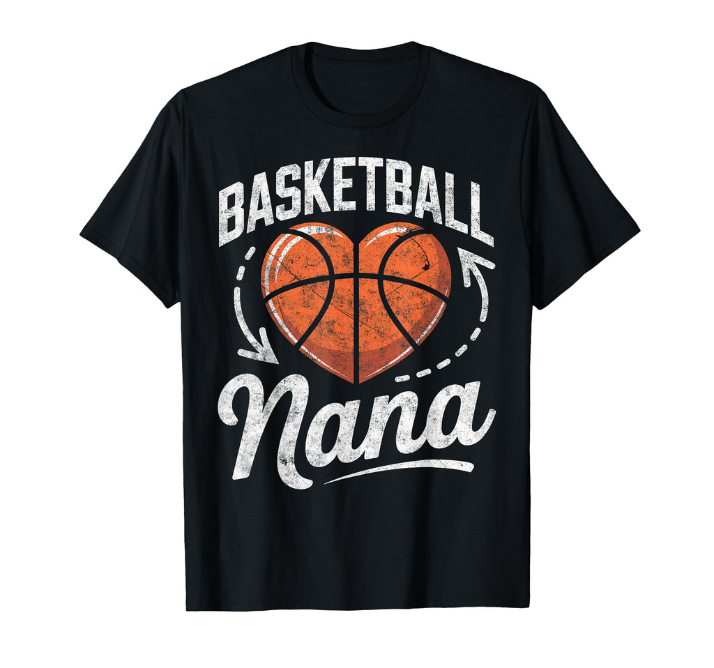 Basketball Player Nana Grandma Fan T-Shirt - Graphic Print Men Women - T-Shirt, Sweatshirt, Hoodie