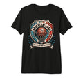 Fathers Day Basketball Dad Tri Blend T-Shirt - Trendy Graphic Men Women - T-Shirt, Sweatshirt, Hoodie