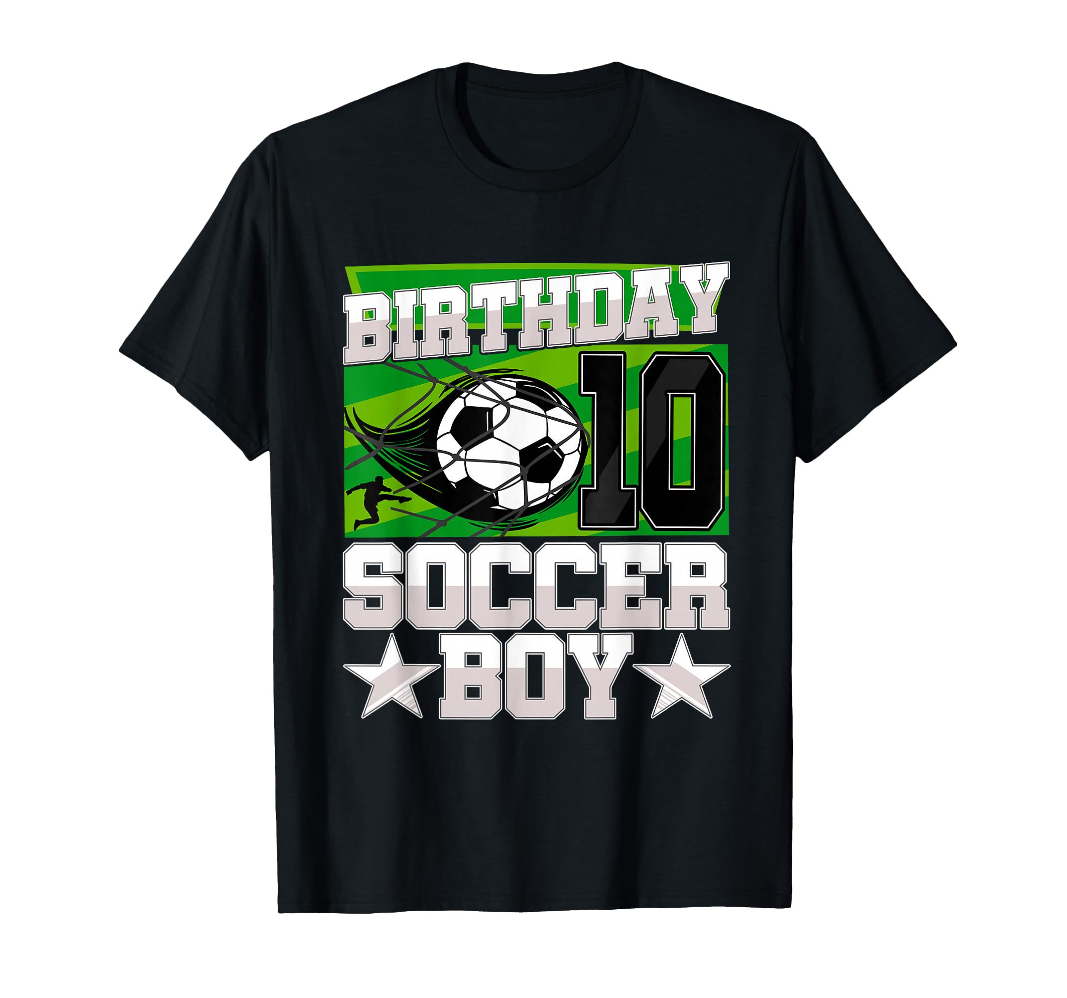 Soccer Birthday Party 10Th Birthday 10 T-Shirt - Graphic Print Unisex - T-Shirt, Sweatshirt, Hoodie