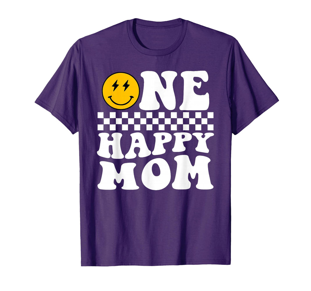 One Happy Dude 1St Birthday One Mom T-Shirt - Trendy Graphic Men Women - T-Shirt, Sweatshirt, Hoodie