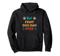 Best Feist Dog Dad Ever Hoodie - Minimalist Print Men Women - T-Shirt, Sweatshirt, Hoodie