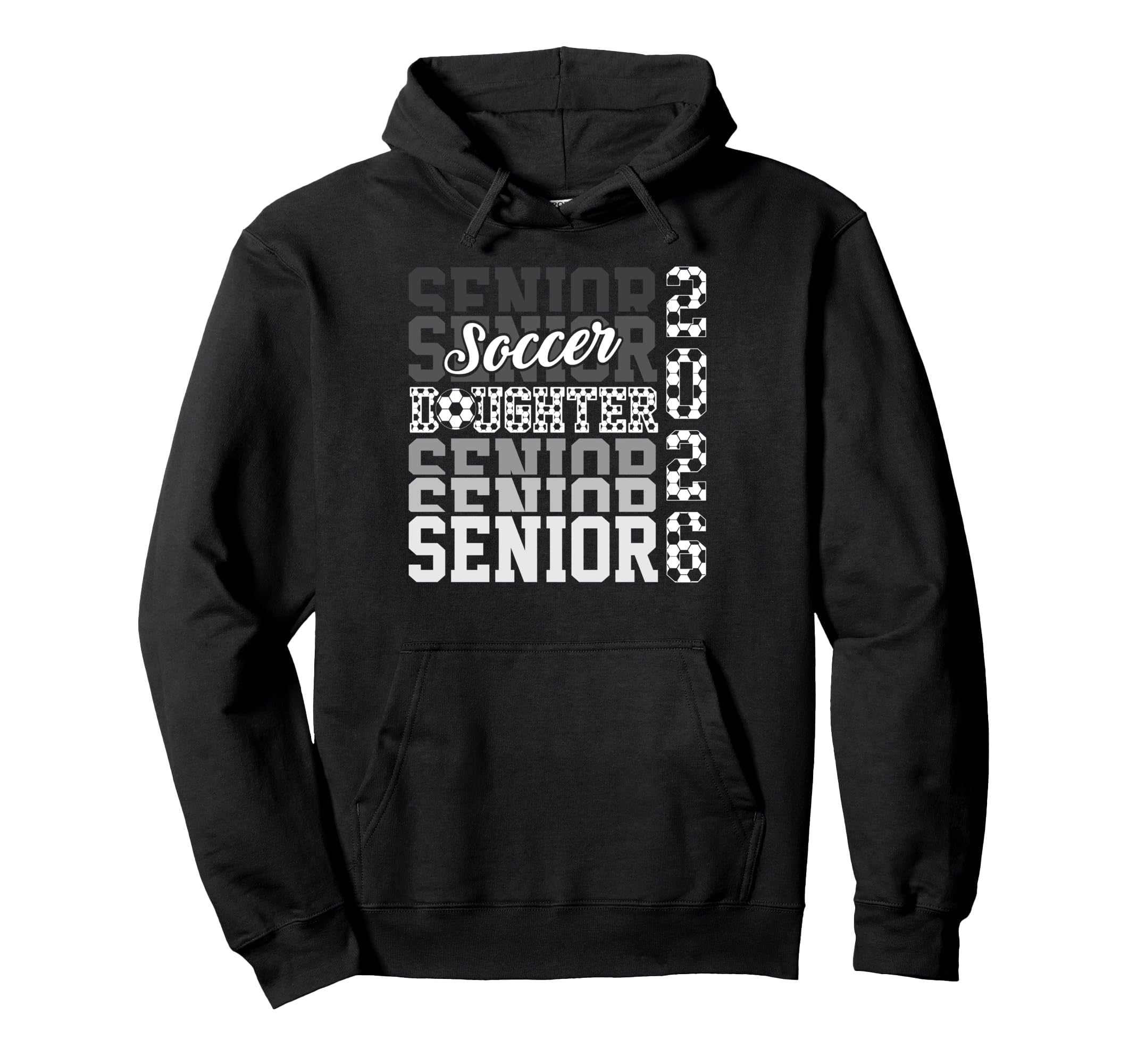 2026 Soccer Senior Daughter Graduation Hoodie - Minimalist Print Unisex - T-Shirt, Sweatshirt, Hoodie