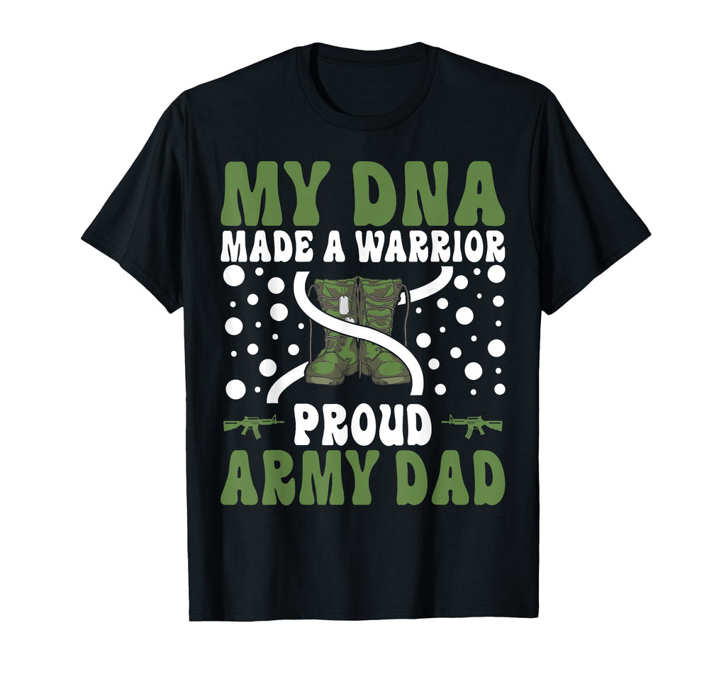 Proud Military Dad American Usa Flag T-Shirt - Novelty Apparel Men Women - T-Shirt, Sweatshirt, Hoodie