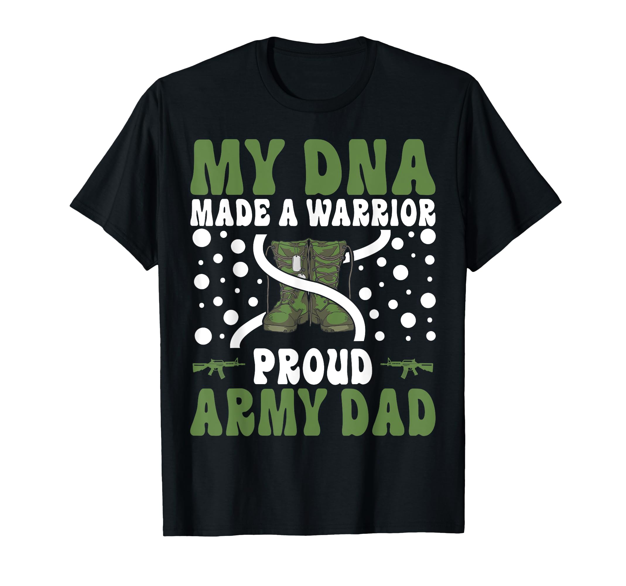 Proud Military Dad American Usa Flag T-Shirt - Novelty Apparel Men Women - T-Shirt, Sweatshirt, Hoodie