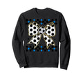 Soccer Bow Checkered Ribbon Gift Sweatshirt - Novelty Apparel Men Women - T-Shirt, Sweatshirt, Hoodie