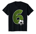Number 6 Years Soccer 6Th Birthday T-Shirt - Unique Graphic Men Women - T-Shirt, Sweatshirt, Hoodie