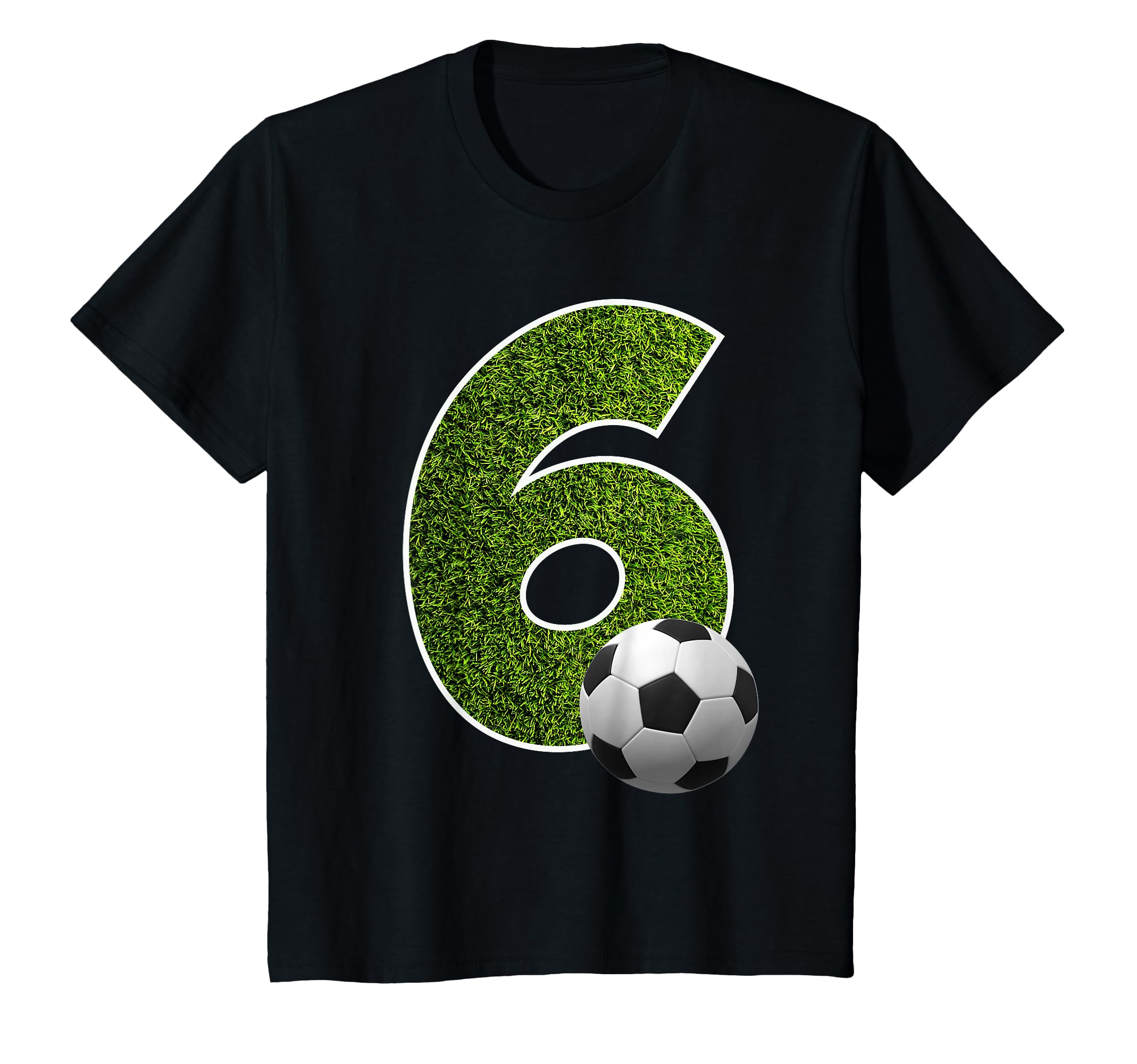 Number 6 Years Soccer 6Th Birthday T-Shirt - Unique Graphic Men Women - T-Shirt, Sweatshirt, Hoodie