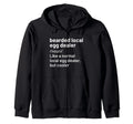 Local Egg Dealer Bearded Dad Husband T-Shirt - Casual Everyday Wear Unisex - T-Shirt, Sweatshirt, Hoodie