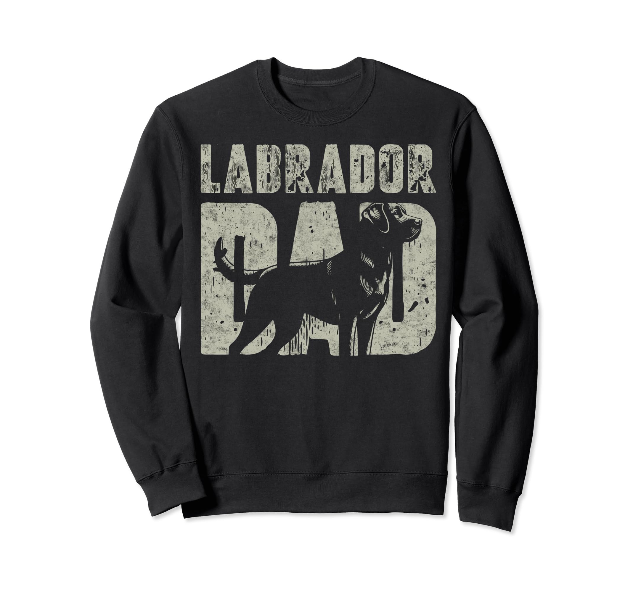 Labrador Dad Fathers Day Sweatshirt - Fun Novelty Design for Adults - T-Shirt, Sweatshirt, Hoodie