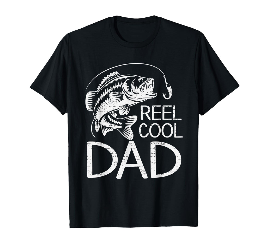 Reel Dad Fishing Fisherman Fish Lover T-Shirt - Minimalist Print Unisex - T-Shirt, Sweatshirt, Hoodie