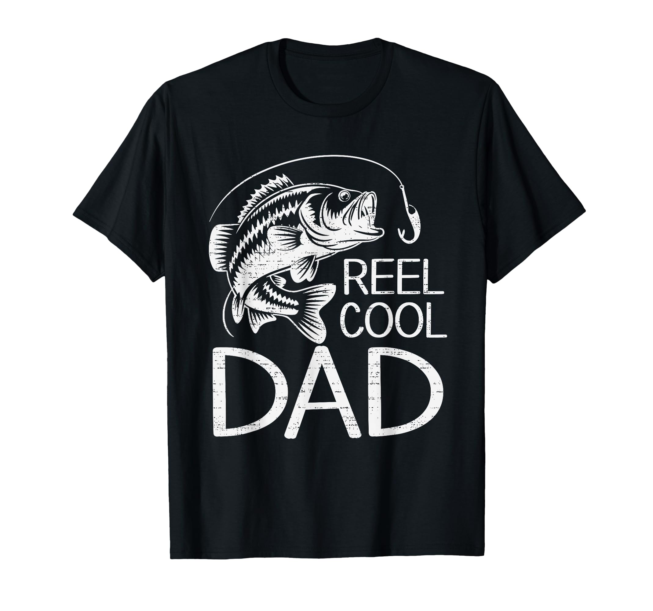 Reel Dad Fishing Fisherman Fish Lover T-Shirt - Minimalist Print Unisex - T-Shirt, Sweatshirt, Hoodie